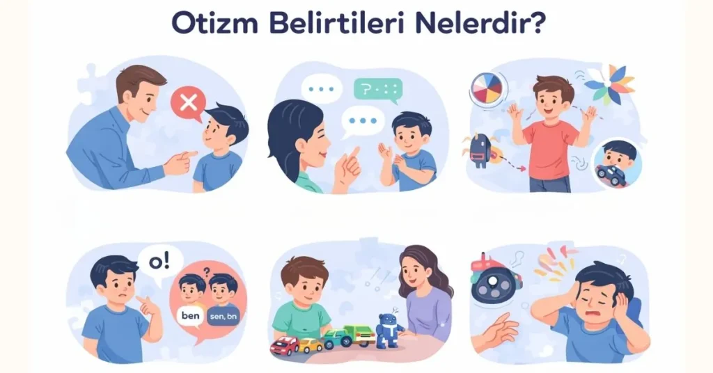 Otizm belirtileri sosyal iletişim ve davranış örnekleri